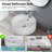 Ceramic Round Bathroom Sink In White - Versatile Decoration Countertop Basin Modern Aesthetics