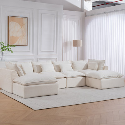 Canapé modulaire en forme de U de Boneless