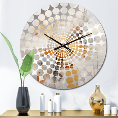 Horloge murale Stannis - Collages abstraits