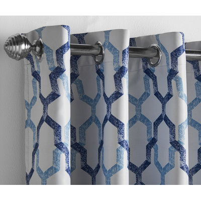 Odle Semi Sheer Curtain Pair