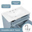 Meuble-lavabo 30 po avec lavabo, gris-bleu-2090415055