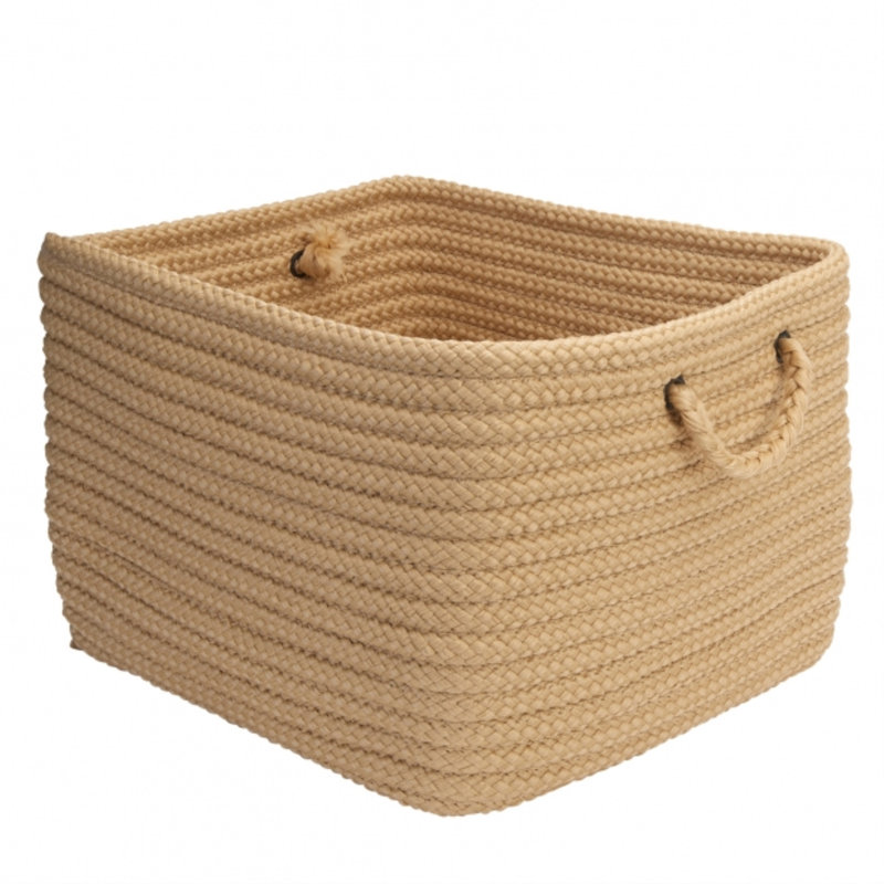 Panier en tissu tressé, Citrouille, H 10 po x l 12 po x P 10 po