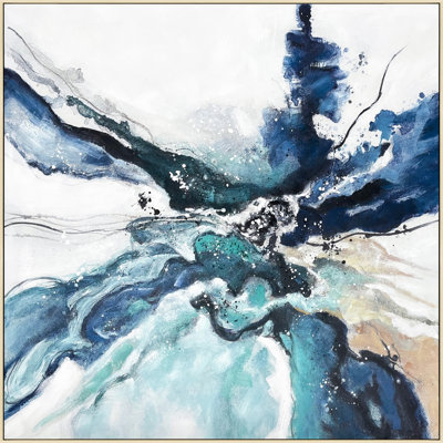 Tidal Burst Canvas Wall Art