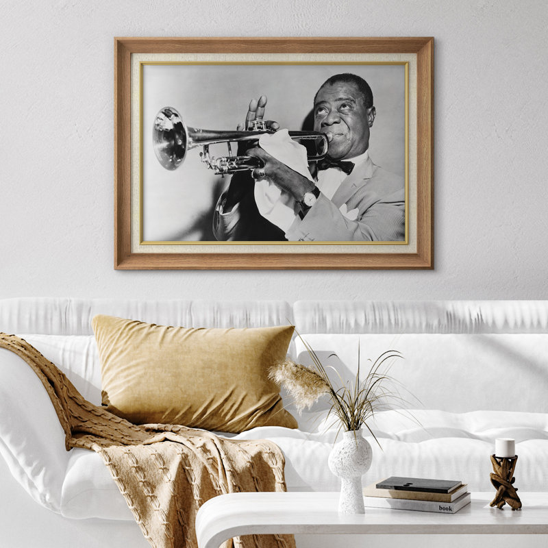 Louis Louis Jazz, H 26 po x l 36 po, Cadre naturel de qualité supérieure