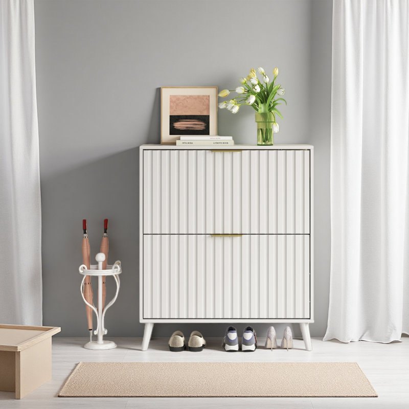 Organisateur de seau de basculement efficace, conception étroite et peu encombrante, matériaux de qualité supérieure avec pieds en bois massif, ensemble de sécurité anti-basculement, solution de rangement polyvalente pour la maison