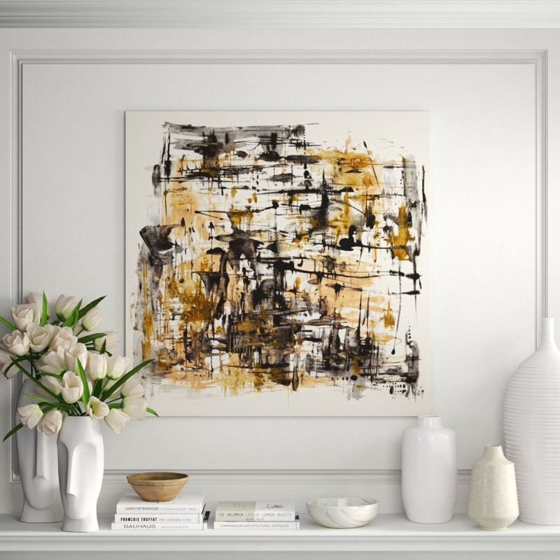 Color Turmoil II Print by Sara Brown, Plexi, 40" H x 40" W