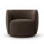 Ensemble de chaises d'appoint modernes pivotantes en tonneau avec siège rembourré-464697551