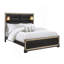 Ensemble de chambre à coucher grand noir / doré Lived
