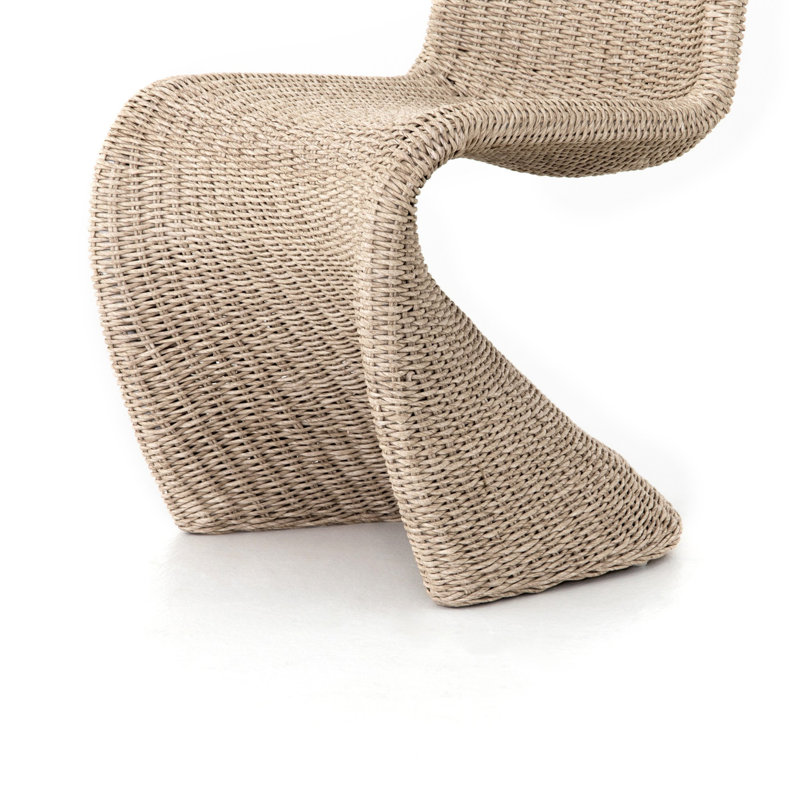 Portia Outdoor Dining Chair, Vintage White
