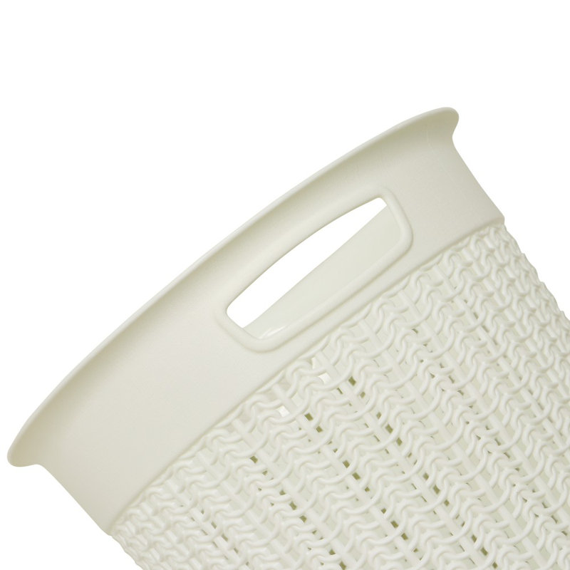 Demaio Laundry Hamper, White
