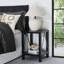 Tables de chevet de ferme avec tablette de rangement, table de chevet rustique, tables d'appoint en forme de A pour salon, chambre à coucher, appartement-497952168