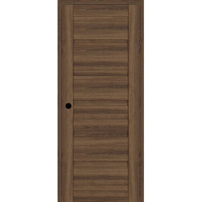 Porte intérieure pré-suspendue en bois manufacturé lambrissé Louver DIY-FRIENDLY