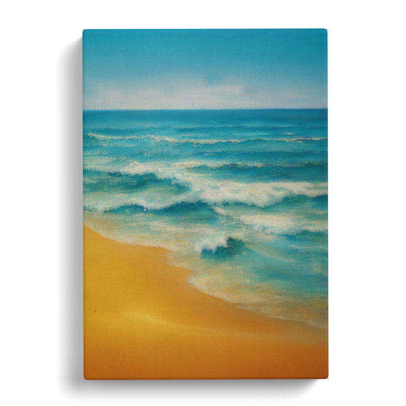 Beach Glow - Wrapped Canvas, 50cm H x 35cm W x 3cm D