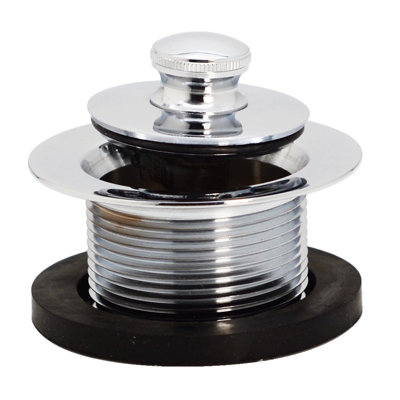Drain de baignoire 1-1 / 2 "NPSM Twist & Clos - Filetage grossier