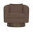 Camino 32'' Wide Genuine Leather Top Grain Leather Swivel Barrel Chair-61492596-61492599
