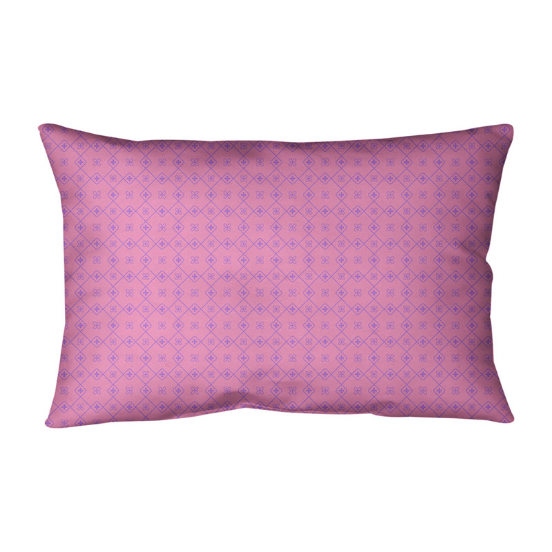 Coussin lombaire en coton Katelyn Elizabeth Doily, Bourre en polyester, Blé