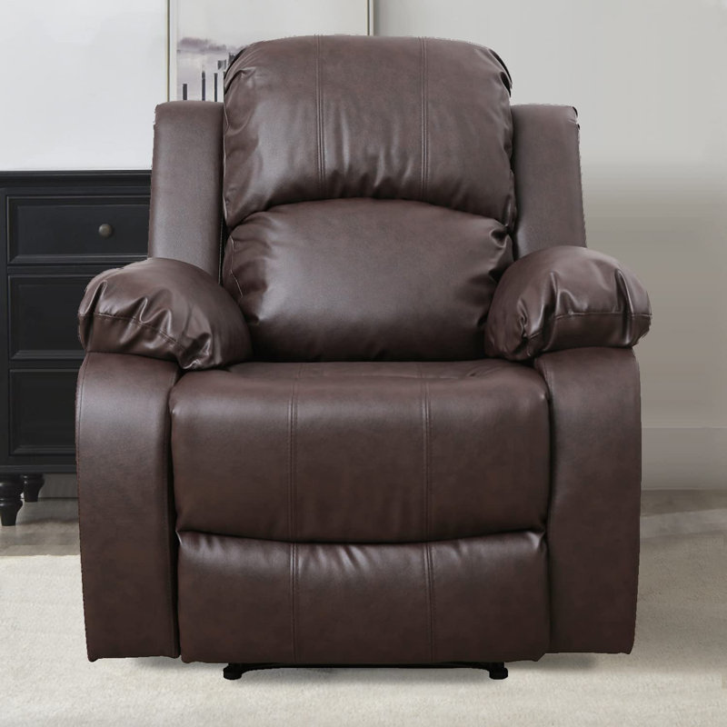 Fauteuil inclinable Pu et Pvc, Brown
