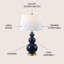 Lampe de table 28 po Erbe-105625396
