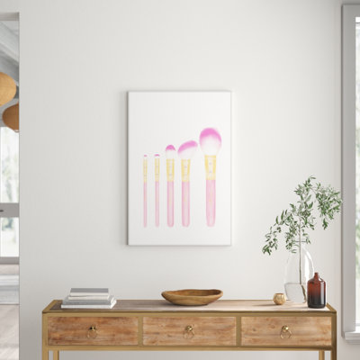 Pink And Gold - Single Picture Frame Painting