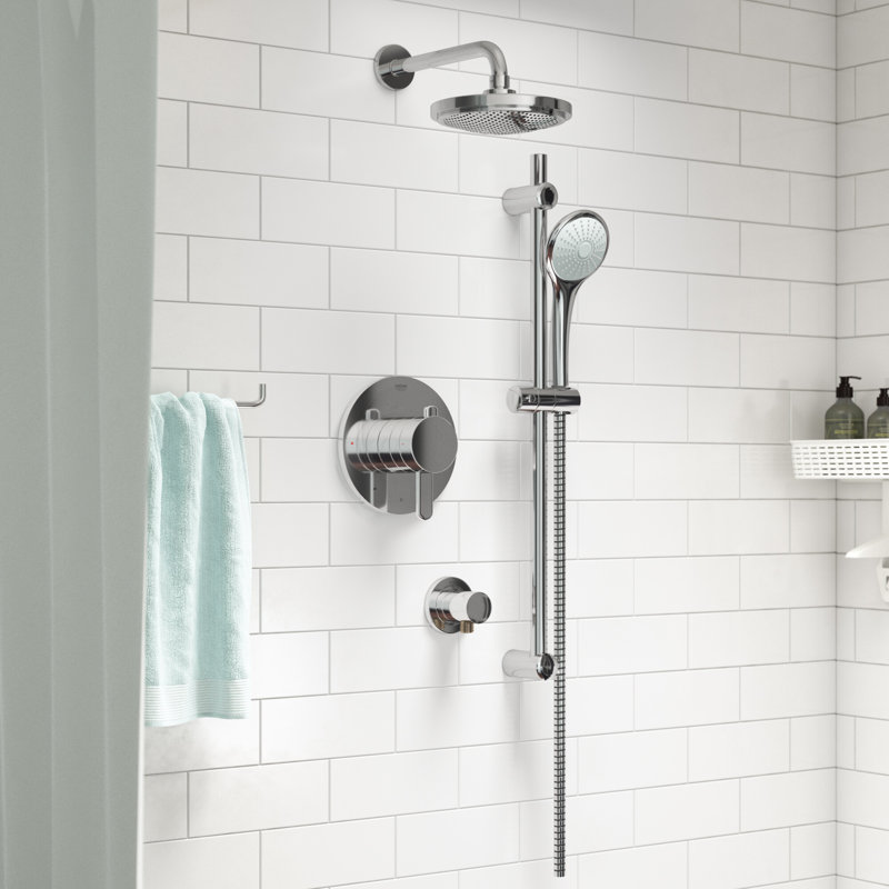 Europlus® Dual Function Complete Shower System with Rough-in Valve