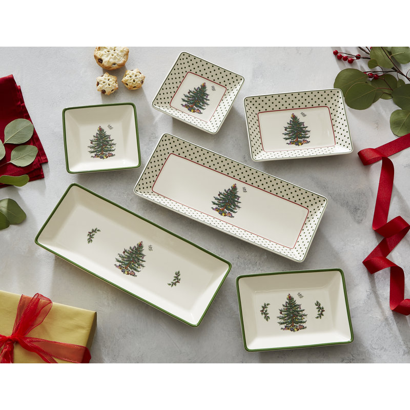 Polka Dot Nesting Trays, Set of 3