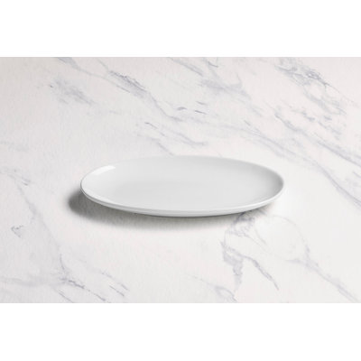 VITAL COUPE - IVORY Premium Porcelain Oval Platter | Ivory | Microwave & Dishwasher Safe