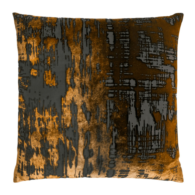 Square Pillow Cover & Insert, Copper Ivy, 22"H x 22"W