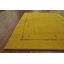 Tapis jaune de style oriental tribal Gabbeh