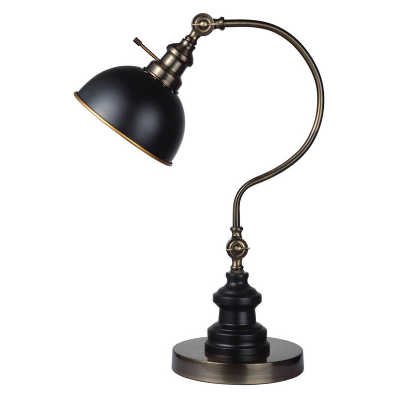 Hendry Metal Desk Lamp, Gold