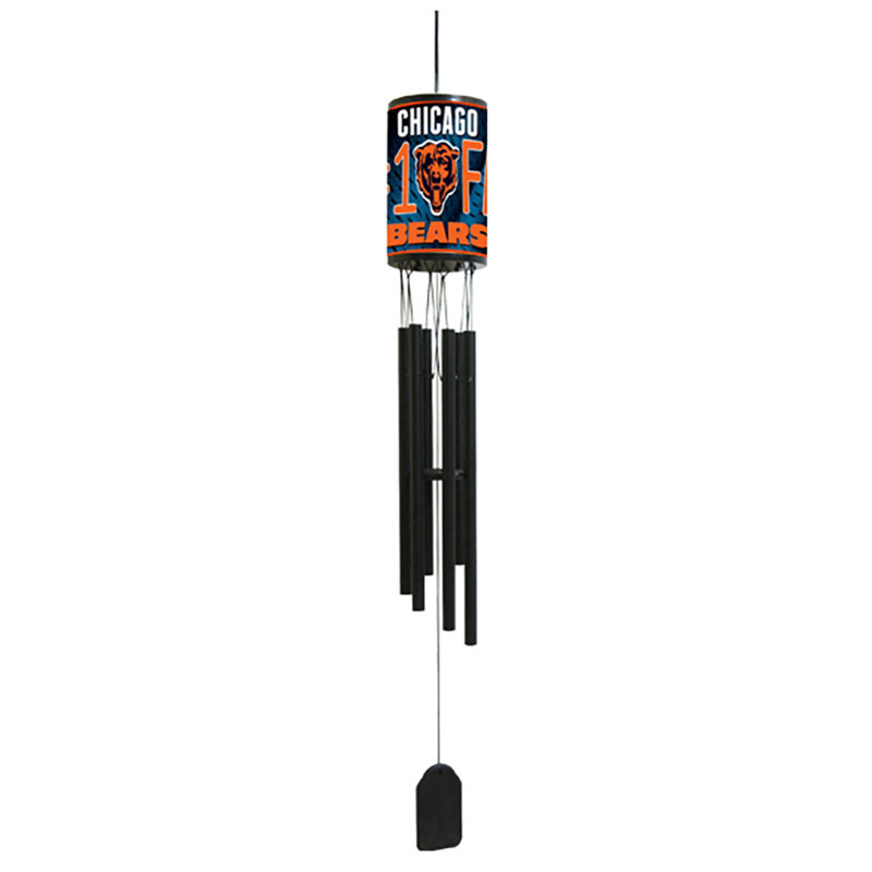 NFL Metal Sports Wind Chime, Chicago Bears