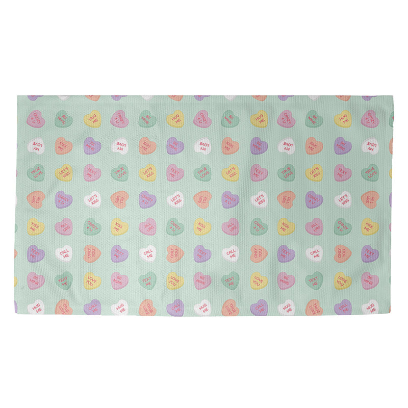 Tapis vert/mauve/jaune fait main, Rectangle 3 pi x 5 pi