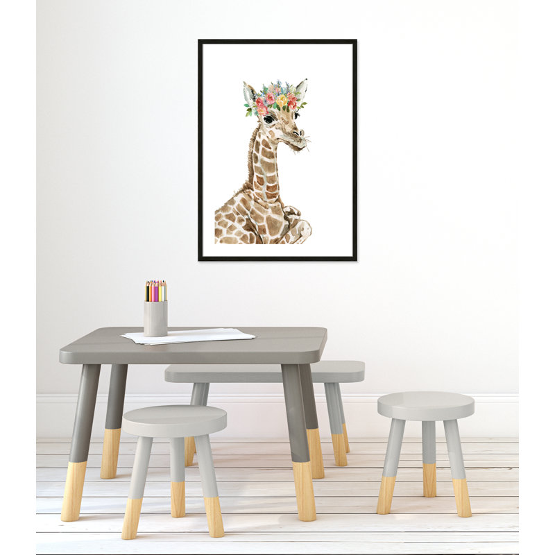 Art sur toile savannah, H 35,5 po x l 25,5 po x P 1,18 po, Cadre noir