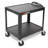 SteelCart Open Shelf Fixed Height Table AV Cart