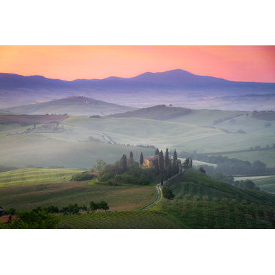 Farmhouse Belvedere, Tuscany - Wrapped Canvas Print