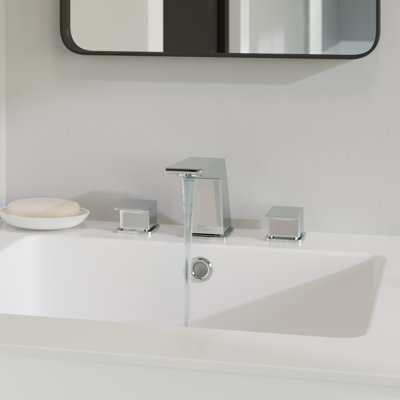 Carre 8 in. Widespread, 2-Handle, Bathroom Faucet
