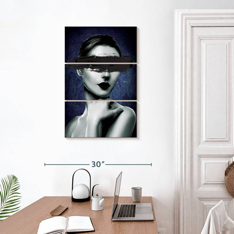 Coup de pinceau Leisha Sleek Girl, H 32 po x l 20 po