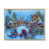 Cadre flottant brun