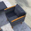9-Piece Outdoor Conversation Set With Acacia Wood Legs And Tabletop-389473339-389473337