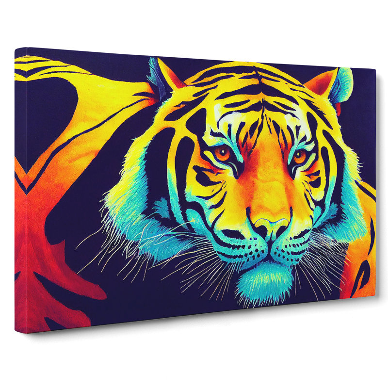 Tiger Vol.4 - Wrapped Canvas Print, 35cm H x 50cm W x 3cm D