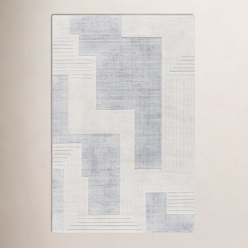 Ronaldo Hand Loomed Wool Indoor Rug, Rectangle 9' x 12'