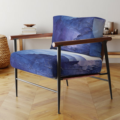 Indigo Dreams I - Fauteuil rembourré moderne
