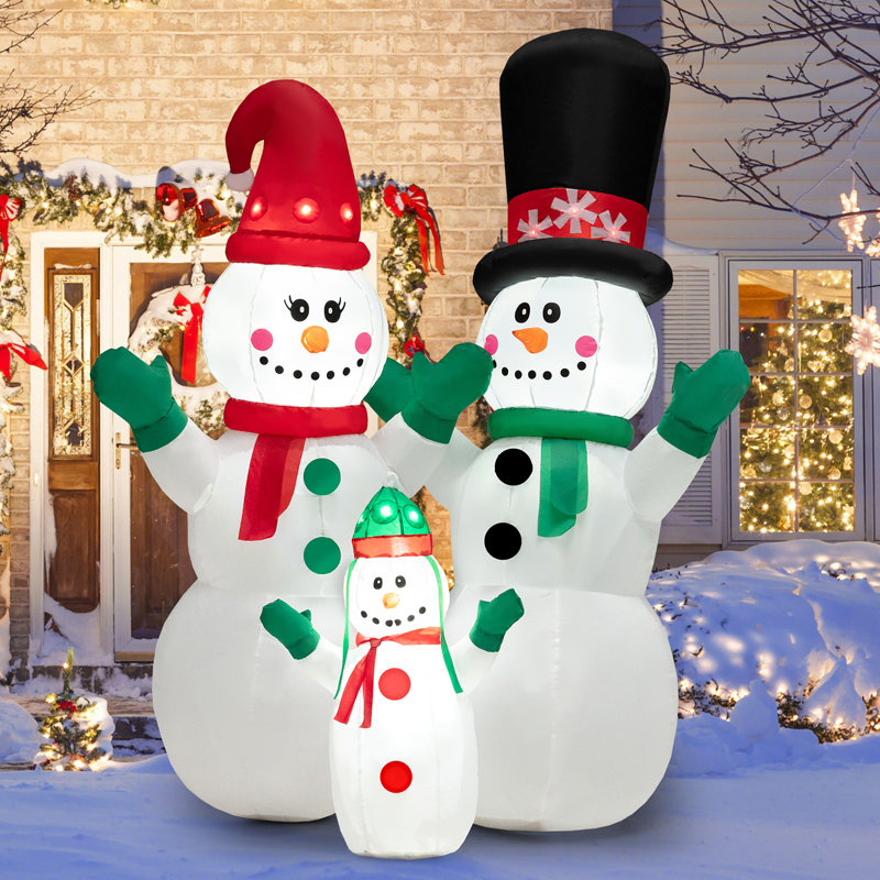 Bonhomme de neige de Noël gonflable