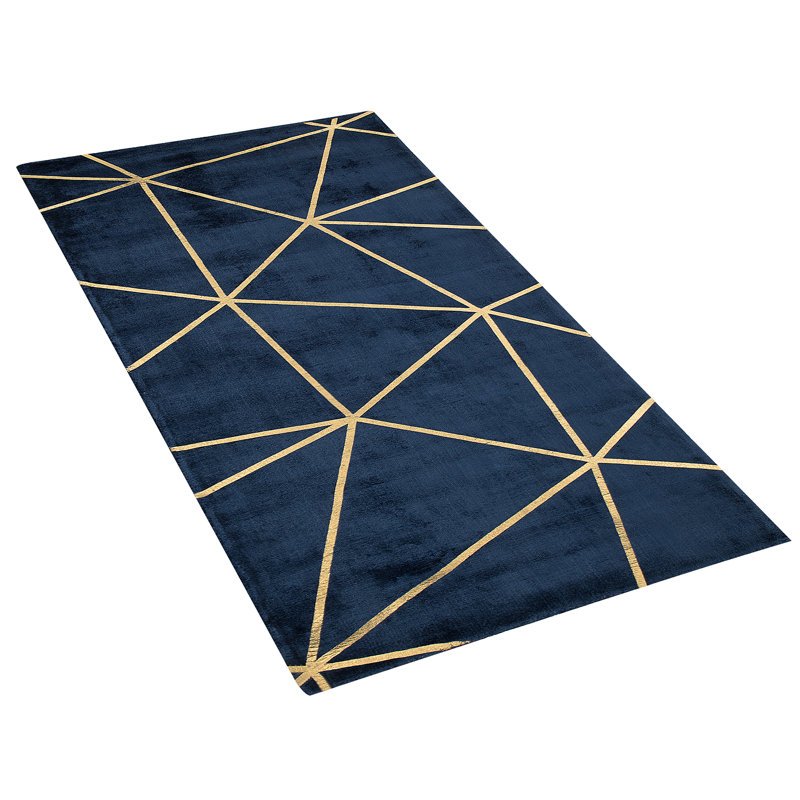 Cedarville Geometric Viscose Hand Woven Area Rug, Rectangle 80 x 150cm