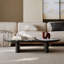 Table basse ovale de salon