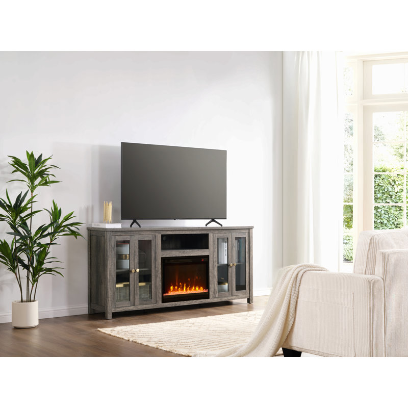 Meuble télé Ellington, Gris