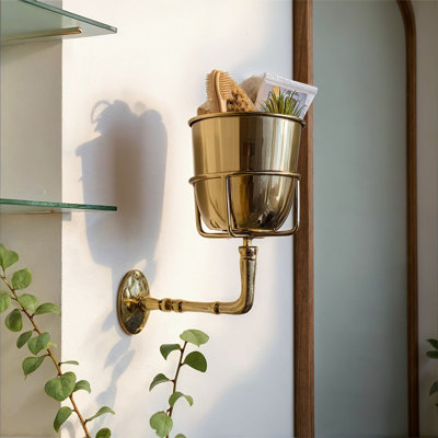 Stainless Steel And Wall Bracket With Container
