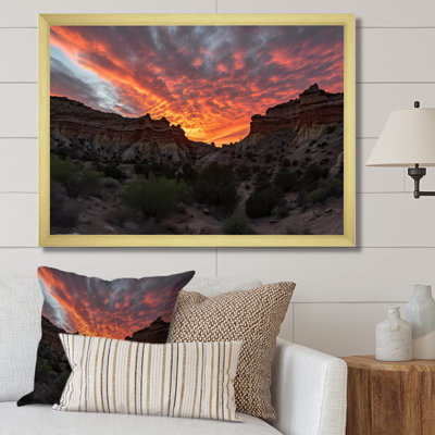 Fiery Canyon Sunset II
