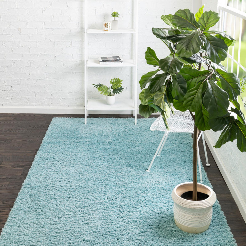 Tapis turquoise Destiney, Rectangle 10 pi x 13 pi