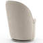Fauteuil d'appoint rembourré pivotant avec dossier haut-1629528273