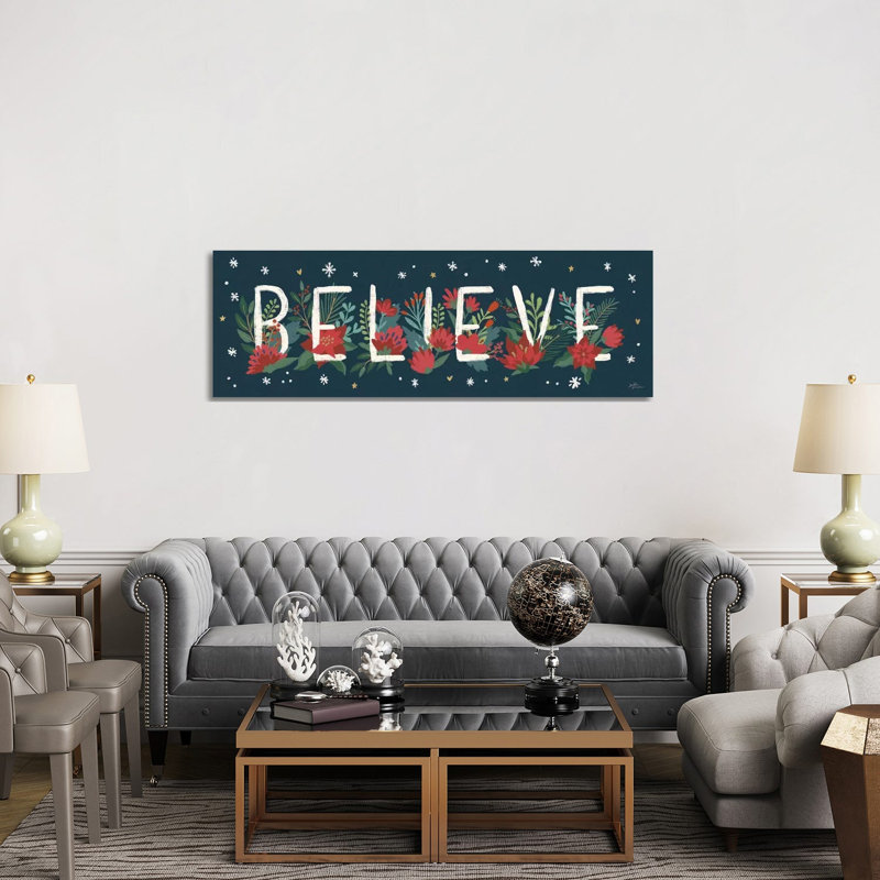 Christmas Bloom VIII by Janelle Penner - Wrapped Canvas Gallery-Wrapped Canvas Giclée, 152.4 cm H x 50.8 cm W x 1.91 cm D